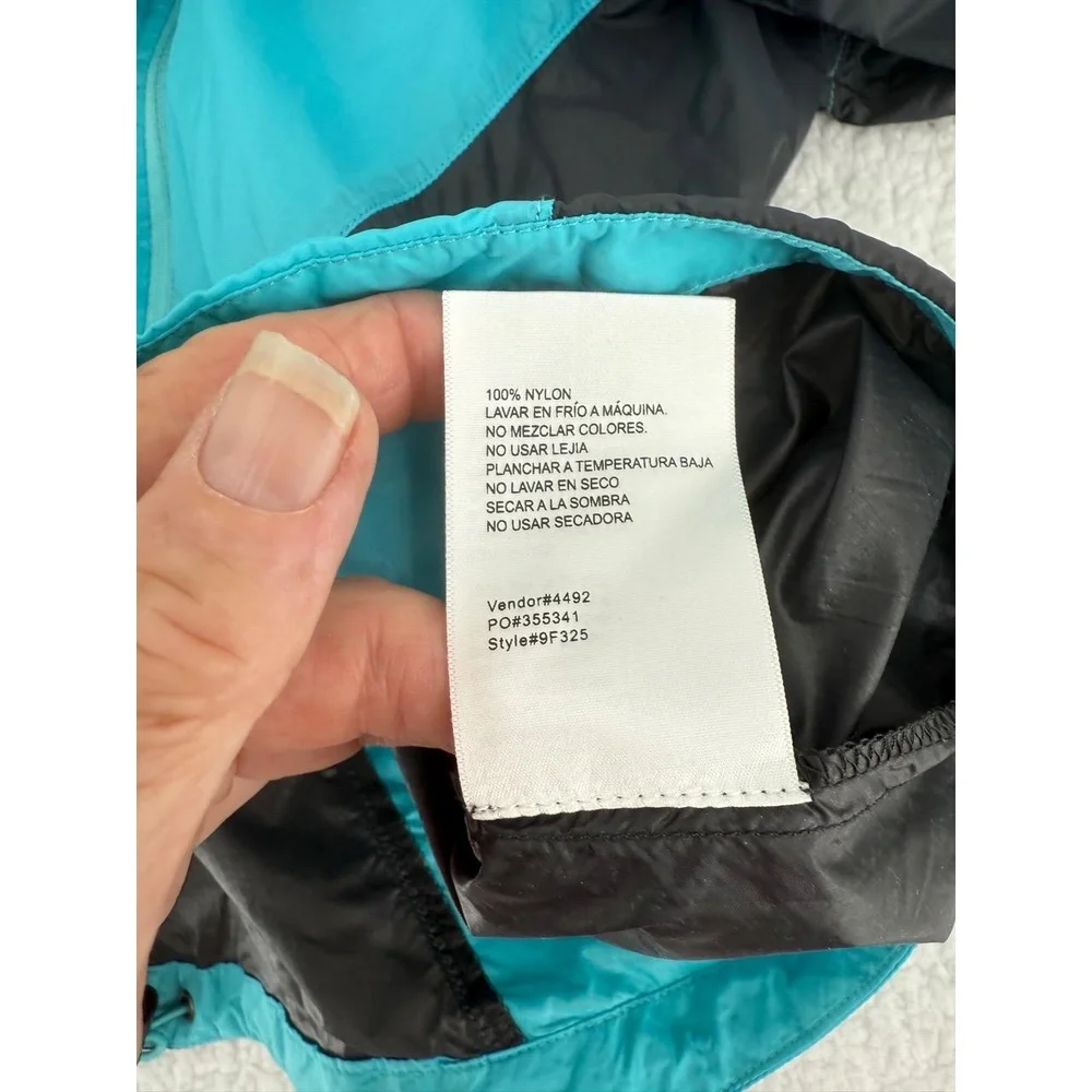 Cannondale Teal Black Full Zip Reflective‎ Accents Rear Pocket Jacket Medium